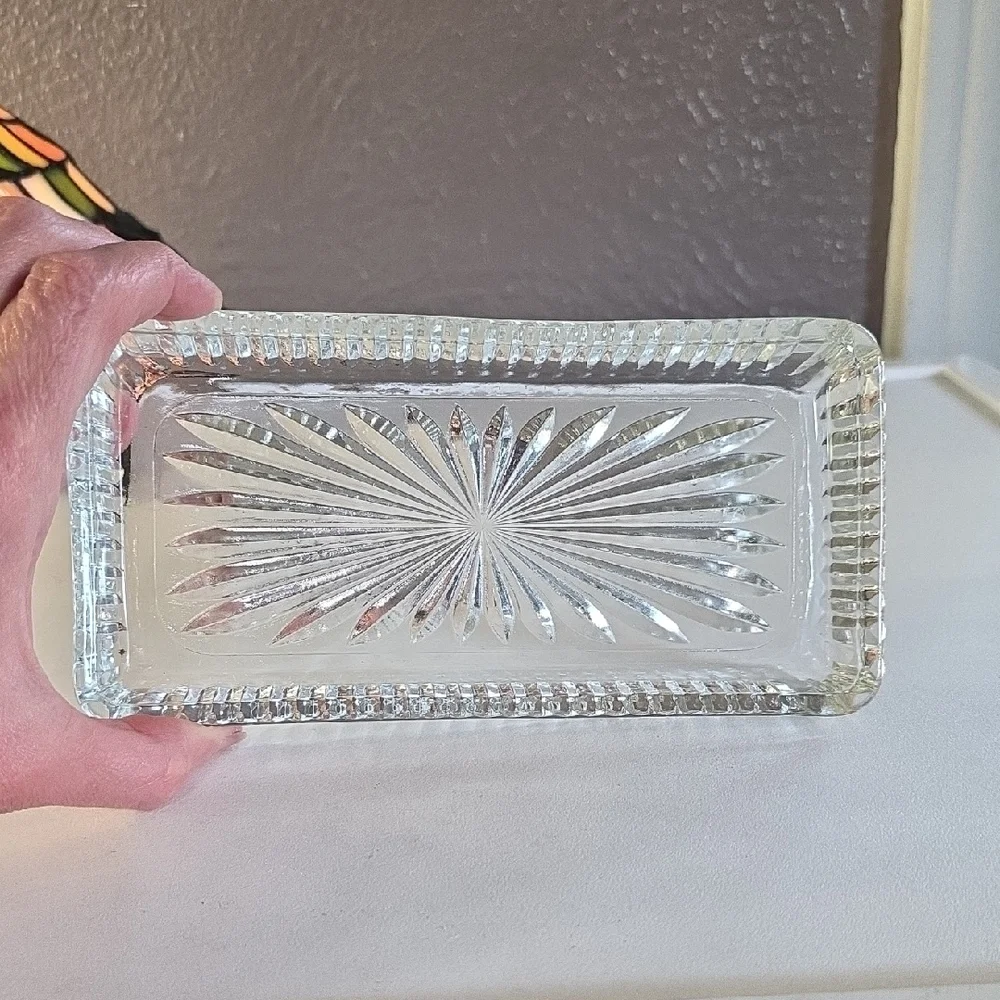 Vintage EAPG (Early American Pattern Glass) Relish or Butter Dish